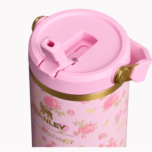 Sold. Not for sale NWT Stanley LoveShackFancy Flip Straw Tumbler Ibiza Sunset - Picture 4 of 13